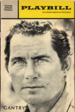 Playbill for 1970 musical production of Gantry starring Robert Shaw and Rita Moreno at the George Abbott Theatre in New York.