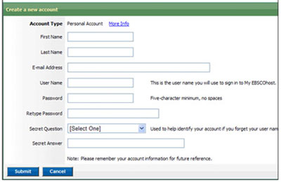 Ebsco Screenshot