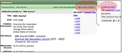 Ebsco Screenshot