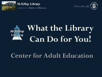 What the library can do for you