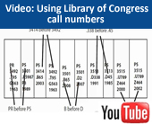 Video tutorial: Using Library of Congress call numbers Video tutorial: Using Library of Congress call numbers