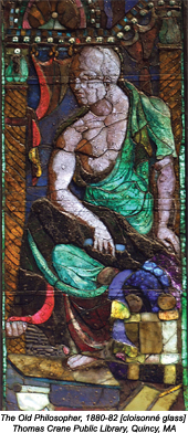 The Old Philosopher, 1880-82, cloisonnÃ© glass