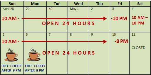 extended hours extended hours