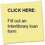 Interlibrary loan form