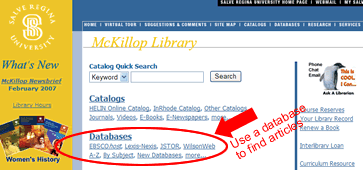 databases