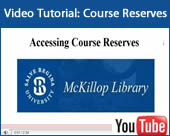 reserves video tutorial