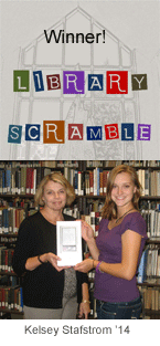 library scarmble winner